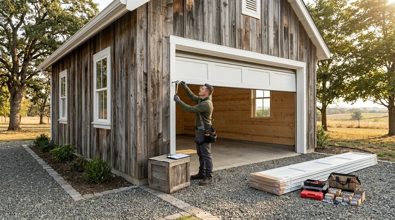 New Garage Door Installation for Artondale Homes in Port Orchard