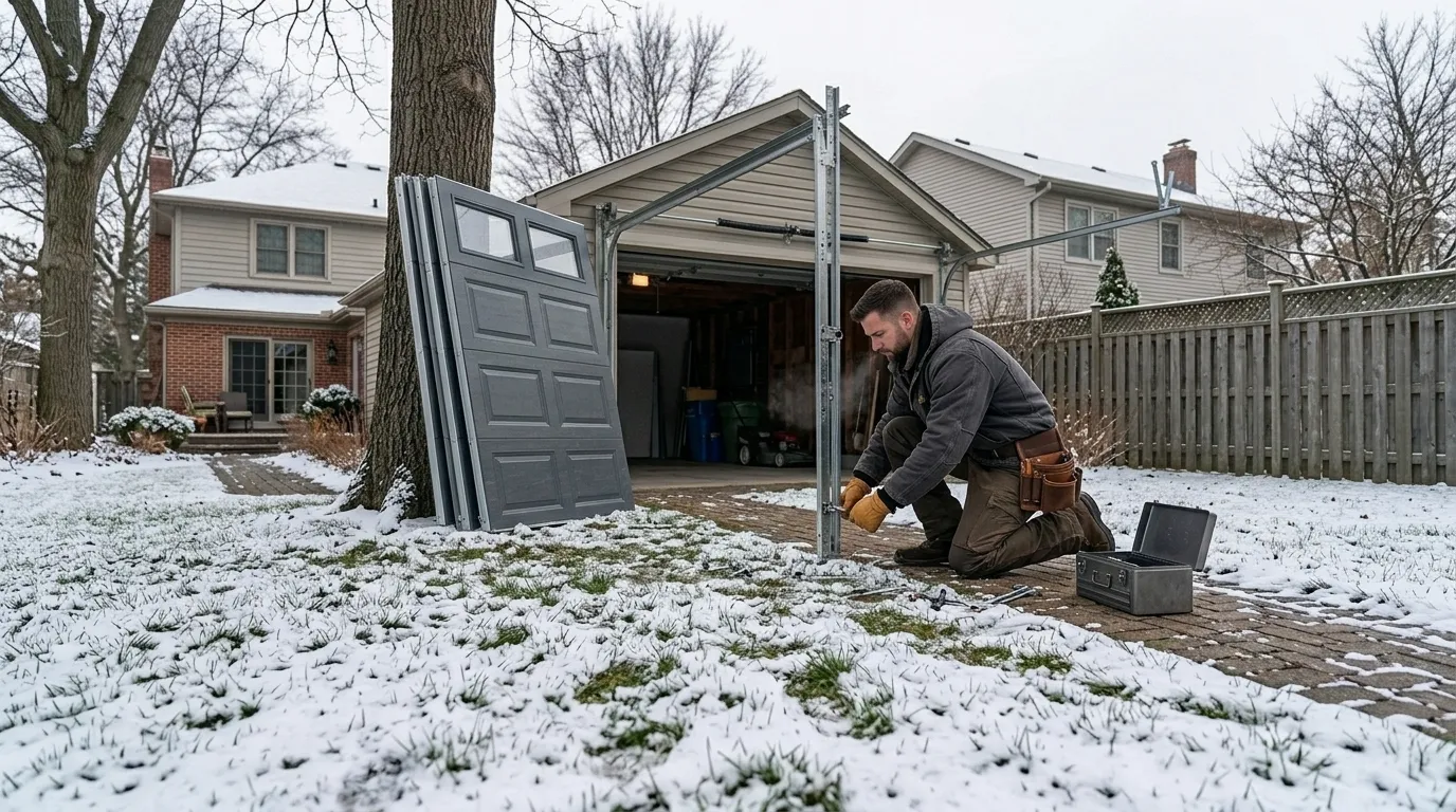 New Garage Doors for Southworth's 1990s-Era Homes in Port Orchard
