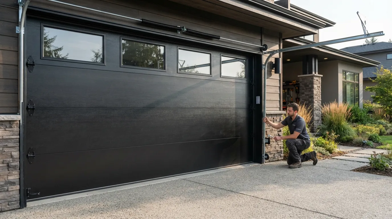 New Garage Doors for Tracyton's 1980s Housing Stock in Port Orchard