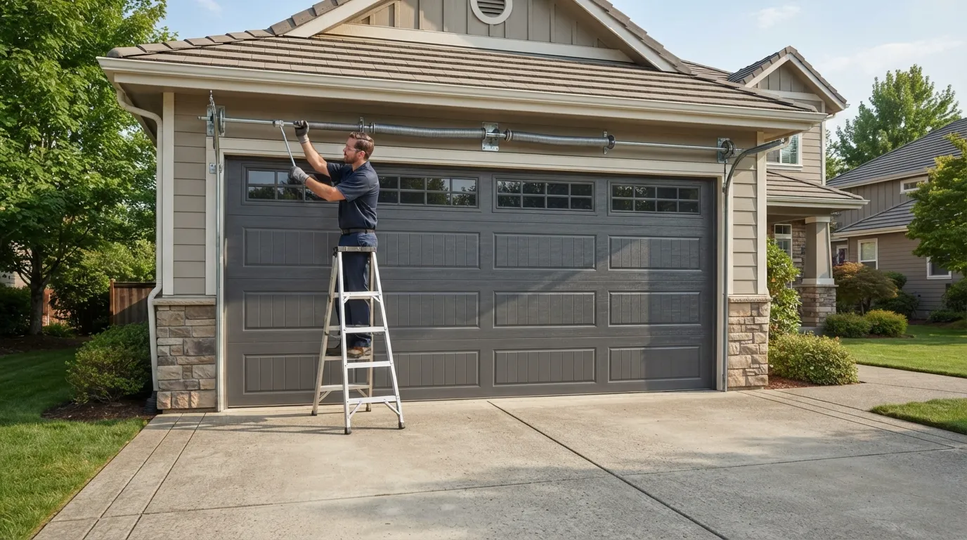 Spring Repair for Parkwood's 1970s-Era Garage Doors in Port Orchard